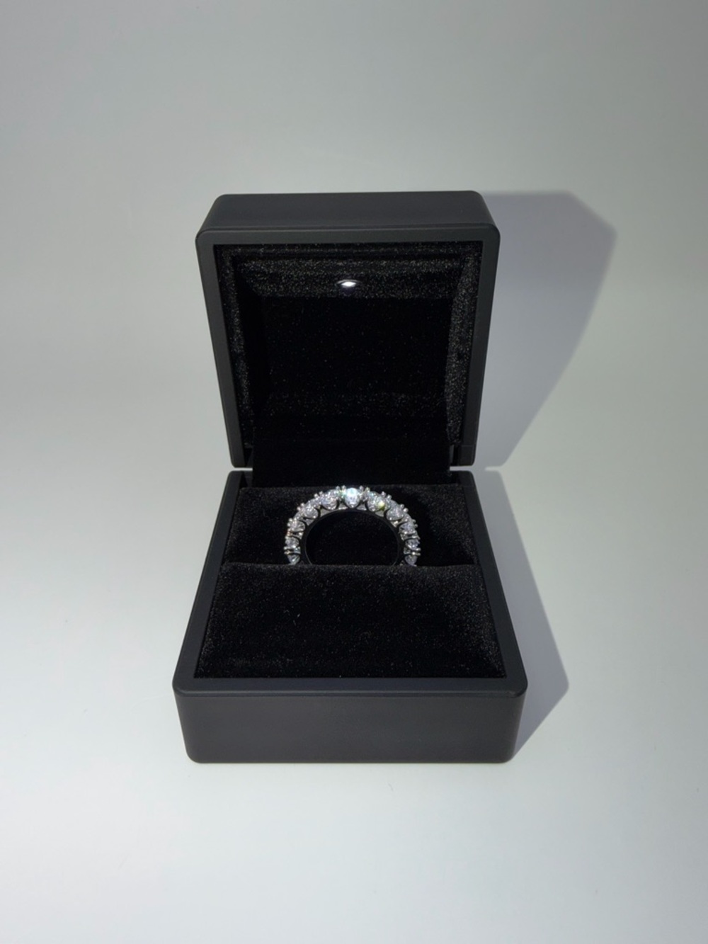 Iced CZ "Tennis" Ring